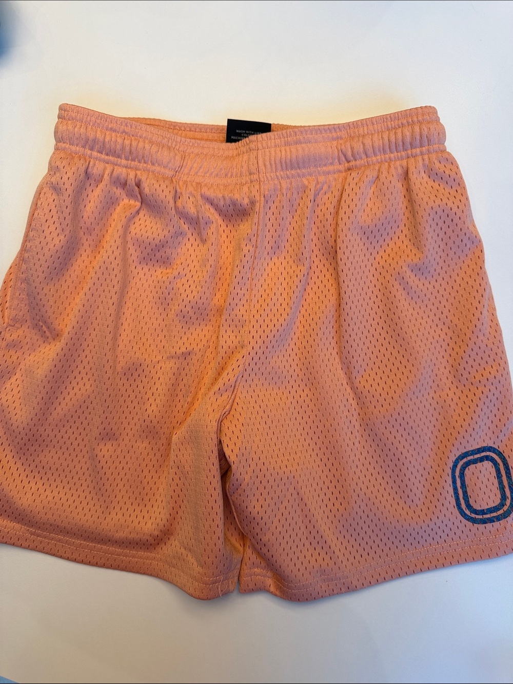 Overtime boys Peach Mesh Athletic Shorts